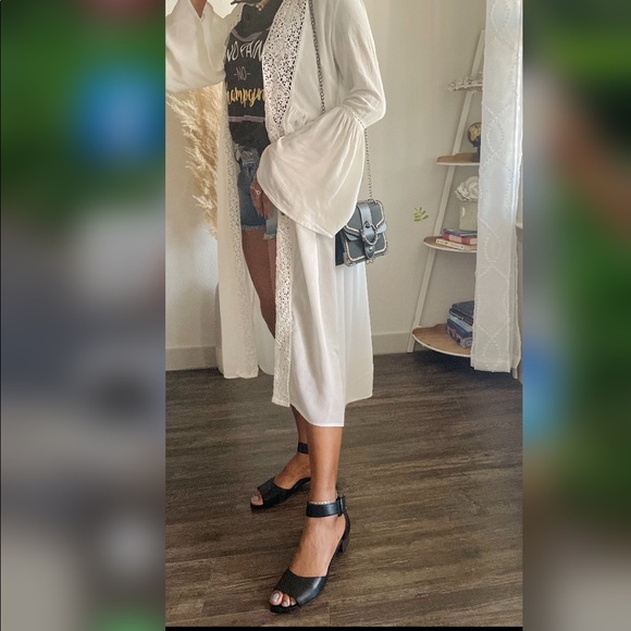 Gabor Genuine Black Leather Ankle Strap Sandals - Picture 4 of 6